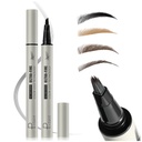 Crayon à sourcils microblading, Crayon à sourcils à sourcils micro-fibres magiques liquides pour les femmes, stylo à sourcils imperméable pour sourcils naturels, sourcils longs et durables teints avec des cheveux comme des traits