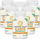1000mg Liposomique CoQ10 Ubiquinol, 360 Vegan Softgels, supplément Ubiquinol à haute absorption CoQ10, forme antioxydante active de Coenzyme Q10 pour la fonction cardiaque et la production d'énergie