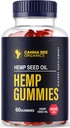 LIVORKA 1 Pack - Gummées d'abeilles de la Canna - Canna Bee Organics 30 Gummées pour 1 mois, Gummées de chanvre de la CannaBee, Gummées de chanvre de la Canna Bee 9000 MG par bouteille, Gummées de chanvre de la Canna