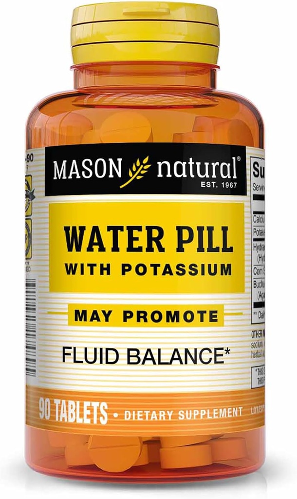 Pilule d'eau diurétique naturelle MASON avec potassium