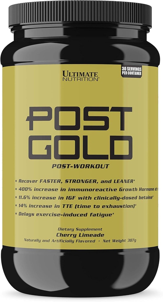 Ultimate Nutrition post-entraînement poudre, la récupération musculaire boisson avec BCAA, Beta Alanine, Betaine, GABA, Glutamine, 1,07 livres, Cherry Limeade