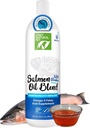Uniquement l'huile de saumon sauvage d'Alaska pour les chiens et les chats - supplément alimentaire liquide Omega 3 & 6 pour les animaux de compagnie - EPA & DHA Huiles de poisson, tout le soutien articulaire naturel, promouvoir une peau, un manteau et un cœur sains - 20 Fl Oz