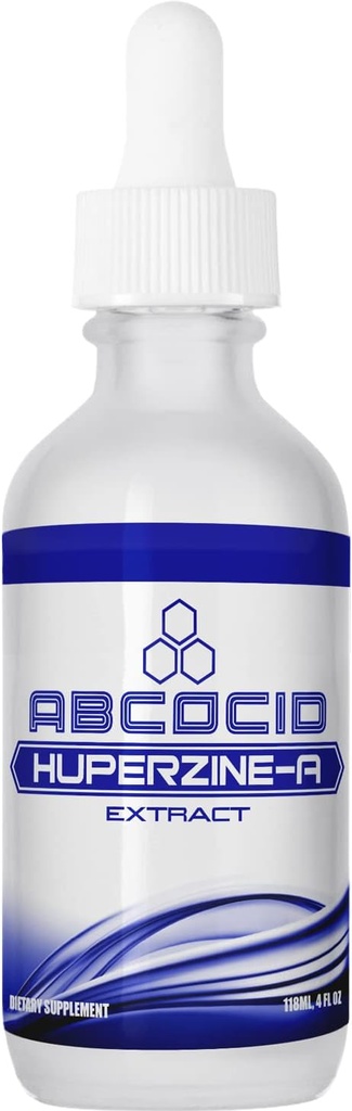 Supplément liquide Huperzine-A 360 mcg par portion,4 Oz Liquide,240 portions,Fabriqués aux États-Unis,Absorption rapide,Ingrédients de qualité,Troisième partie testée,Produits certifiés GMP,Produits exempts deCrédulité