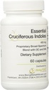 Indoles crucifères essentielles avec IC3 et DIM 60 Capsules végétariennes