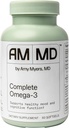 Amy Myers MD Complet Omega-3 Softgels - Supplément à l'huile de poisson pour le soutien du système cardiovasculaire et immunitaire - Non-OGM, non-Dairy et non-Soy - 60 Softgels (60 portions)