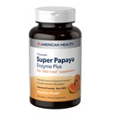 American Health Super Papaya Enzyme Plus - 180 comprimés à croquer - Le supplément après-repas - Non-OGM - 60 portions