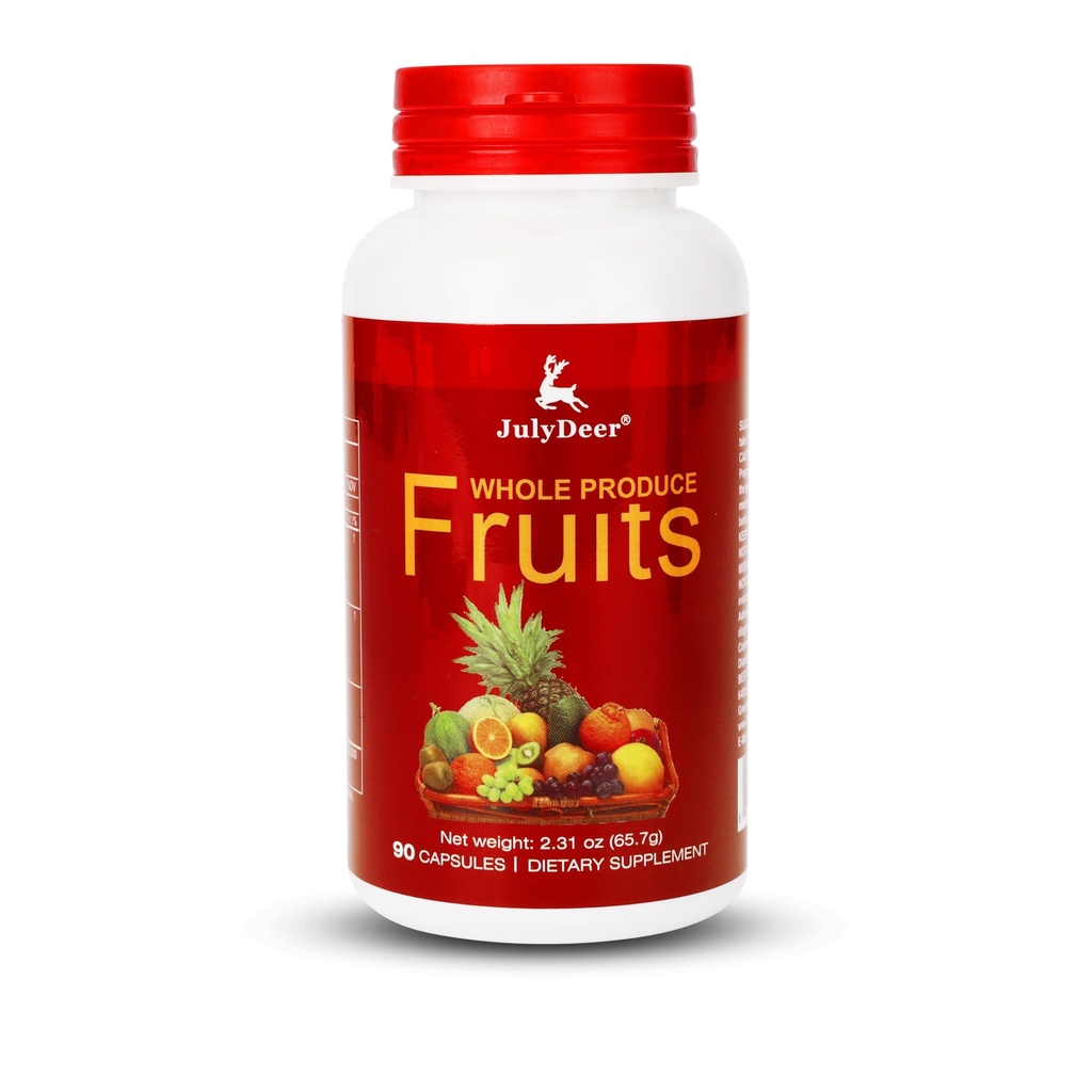 Supplément de fruits – 90 capsules végétariennes totales