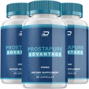 Supplément Prostapur pour hommes – Pilules d'énergie avancées Prostapur, Supplément Prostapuer pour hommes, Avis (3 Pack - 180 Capsules)