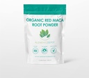 Poudre de racine de maca rouge biologique, 500 grammes (1,1 lbs.), cultivé au Pérou, riche en antioxydants, aide énergétique, étamine, endurance, force et système immunitaire, sans additifs, sans remplissage.