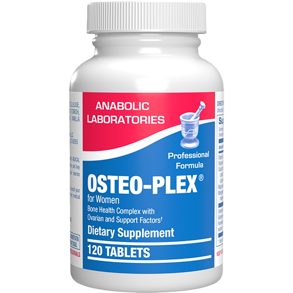 Supplément santé Osteo-Plex Bone pour les femmes - Supplément de la formule clinique Bone Strength avec Magnésium Calcium Vitamine D3 & Trace Minerals Comprimés doux facile à avaler (120 Nombre)