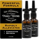 Spray nasal botanique de Doc Anderson – Relief de congestion naturelle avec Aloe & Thyme pour une respiration plus claire, des irritants de combat et des hydratants, fabriqué aux États-Unis (2 pack)