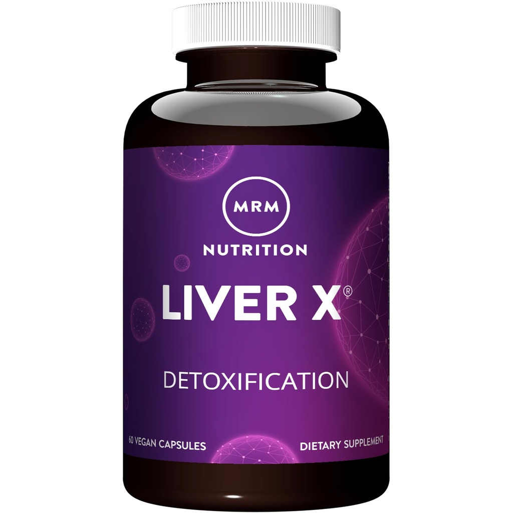 MRM Nutrition Foie X®-Détoxification (détoxification) Support quotidien du foie (antioxydants) BIOSORBâ¢ Complexe de chardon de lait avec absorption 5X