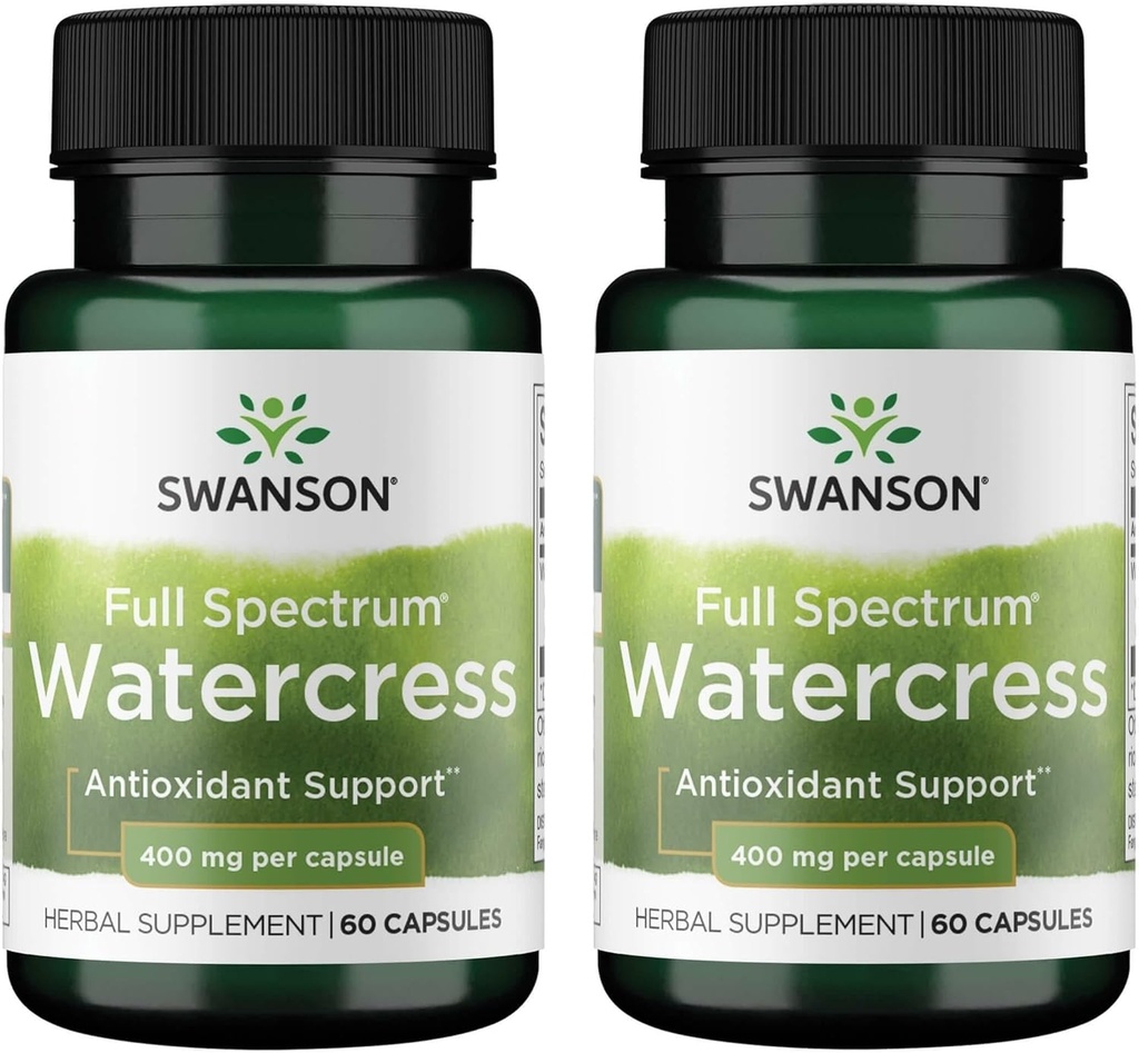 Cercle d'eau plein spectre de Swanson 400 mg 60 capsules (2 paquets)