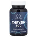MRM Nutrition Chrysine 500mg=L'équilibre hormonal favorise des niveaux de testostérone sains=Pure 5,7-Dihydroxyflavone=Sans gluten + végétalien=30 portions