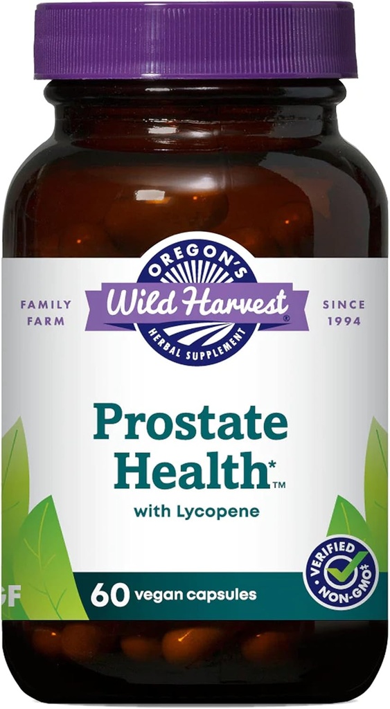 Prostate HealthMC de l'Oregon avec des capsules de lycopène, 60 comtes