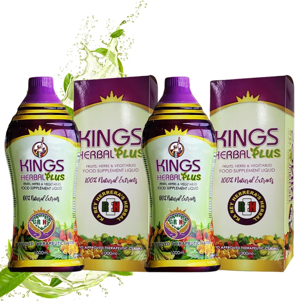 Supplément alimentaire 1000ml, Fruits, Herbes et Fusion végétale (2 bouteilles)