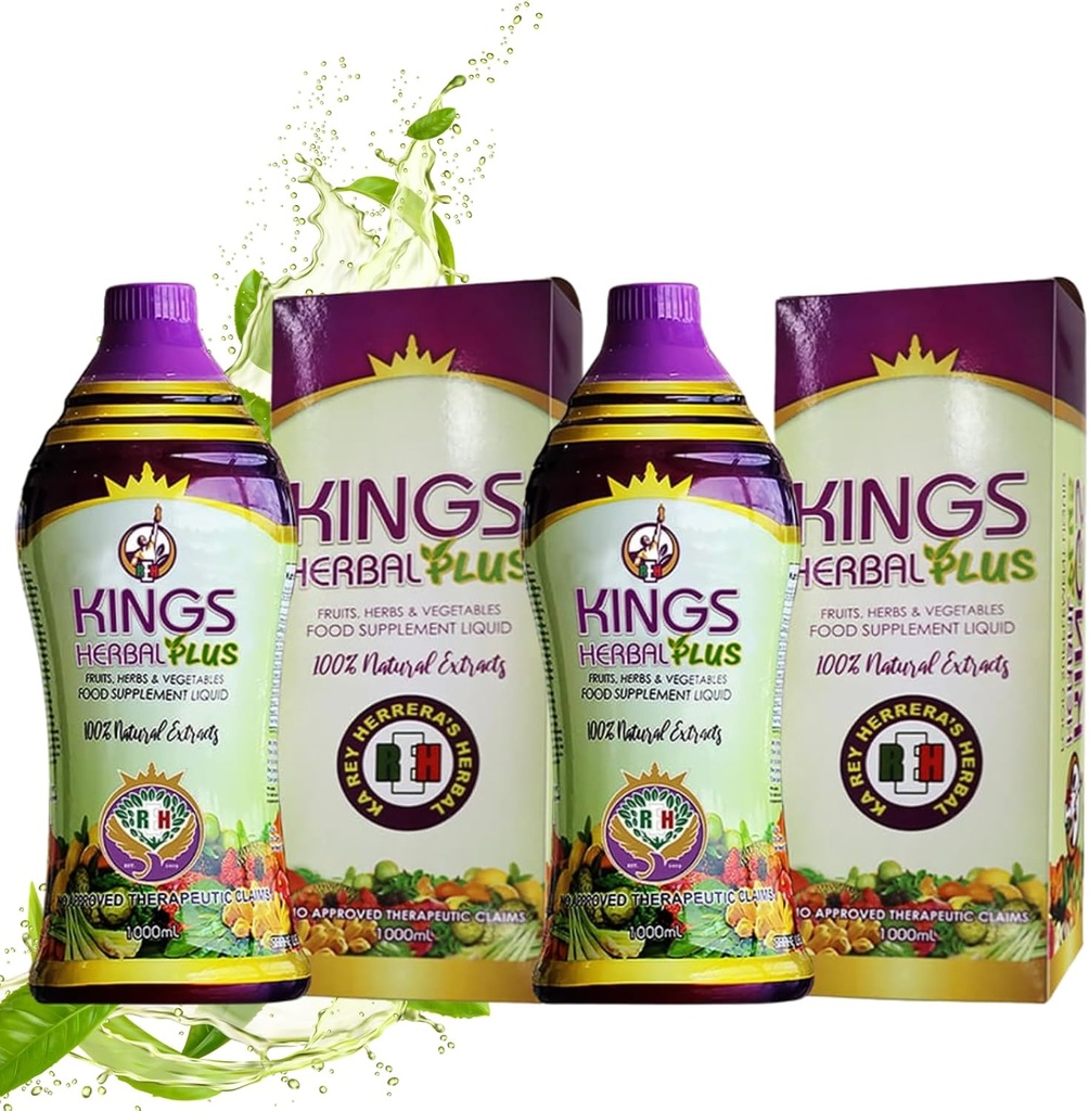 Supplément alimentaire 1000ml, Fruits, Herbes et Fusion végétale (2 bouteilles)