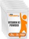 BulkSupplements.com Poudre de vitamine K1 - Supplément de vitamine K1 pour la santé des os et du coeur - Sans gluten, 10mg par portion, 1kg (2,2 lbs) (paquet de 1)