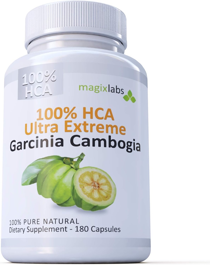 Extrait 100% HCA Ultra Extreme Garcinia Cambogia – 100% Pure Tout Naturel – Le Supplément Ultime Fast Action