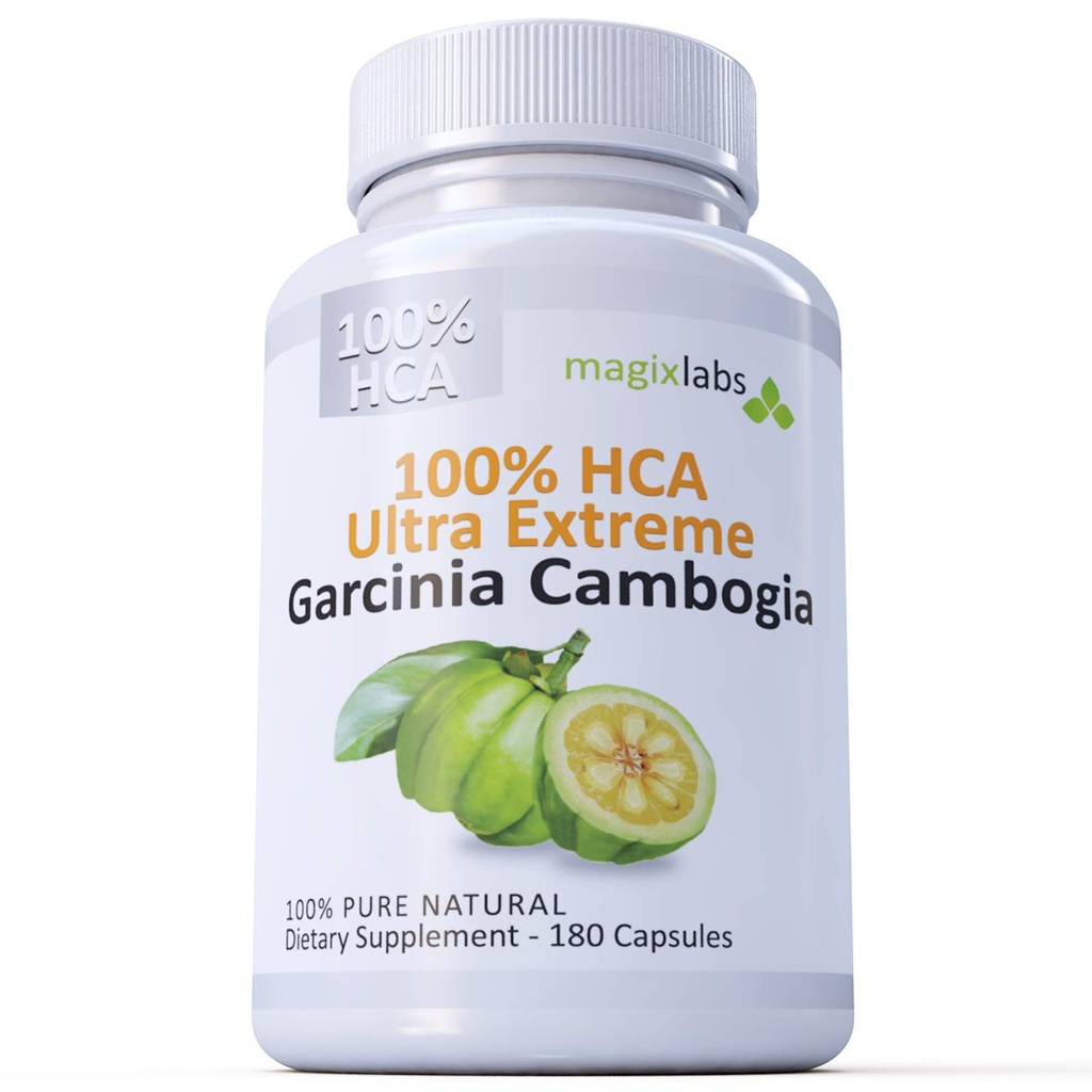 Extrait 100% HCA Ultra Extreme Garcinia Cambogia – 100% Pure Tout Naturel – Le Supplément Ultime Fast Action