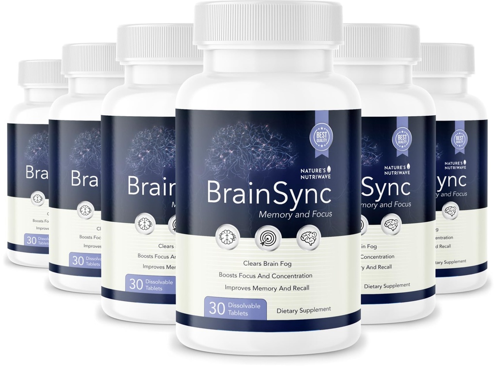 Supplément probiotique BrainSync – Soutient le bien-être quotidien et l'équilibre gustatif – 3,6 milliards UFC – 30 comprimés dissolvables, 6 mois d'approvisionnement