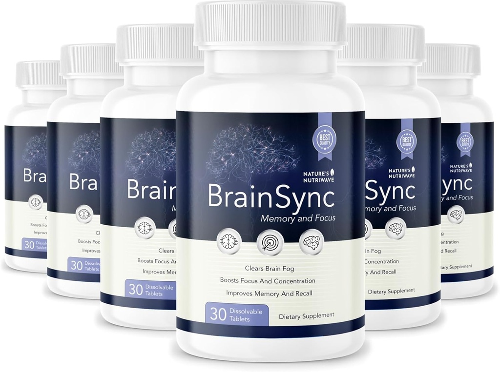 Supplément probiotique BrainSync – Soutient le bien-être quotidien et l'équilibre gustatif – 3,6 milliards UFC – 30 comprimés dissolvables, 6 mois d'approvisionnement