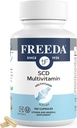 FREADA SCD Multivitamine – Supplément quotidien multivitamine pour les hommes et les femmes – Végétaux, sans gluten, SCD Légal – Vitamines adultes certifiées kosher – Régime spécifique aux glucides – 180 capsules