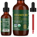 Global Healing Center - Vitamine B12 Sublingual 5000 MCG Organic Liquid Supplement, méthylcobalamine, Adénosylcobalamine, Hydroxo Long Lasting Energy and Healthy Metabolism - Vegan B12 Vitamines (1 Oz)