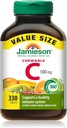 Jamieson Chewable Vitamin-C 500mg Value Supplement Pack(330 Count), Mixed 3 Flavors