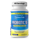 Puritan's Pride Probiotic 10 avec de la vitamine D pour aider à soutenir le système immunitaire santé*, 60 comte, blanc