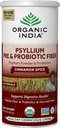 ORGANIC INDIA Psyllium Husk Powder - Pre & Probiotic Fiber Supplement, Organic Psyllium Husk Fiber Supplement with Whole Psyllium Husk, USDA Certified Organic, Vegan, Gluten Free - Cinnamon, 10 Oz