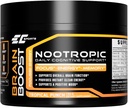 EC Sports Cerveau Boost Tropical Punch Nootropic Supplément pour Focus, traitement plus rapide, énergie instantanée et performance w/ 18 Nootropics - 30 Serviages