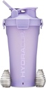Coupe Hydra DualShaker Pro 32 oz Bouteille de Shaker pour Shakes Protein, Coupe de Shakes avec/Handle & Ball Blender Whisks, Bouteille de Shakes Shakes double mélange avec stockage, 2 en 1, pour Voyage à aller, sans BPA (Purple)