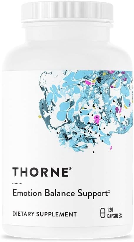 THORNE - Soutien à l'équilibre émotionnel (anciennement Deproloft-HF) - Supplément botanique pour la prise en charge de la sensibilité et du stress* - 120 capsules