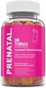 Dr Tobias Vitamine prénatale Gummy, Vitamines prénatales sans fer avec ADH et acide folique, Niacine, Biotine, B6, et B12, Comprend l'huile de poisson, pour le soutien pré et postnatal, 60 Gummies, 30 portions