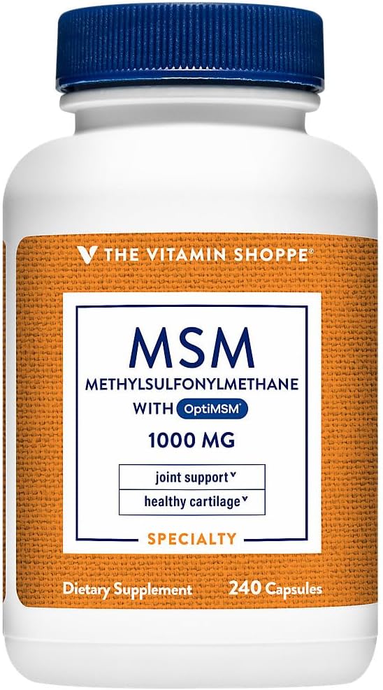 La vitamine Shoppe MSM 1000 MG (240 capsules)