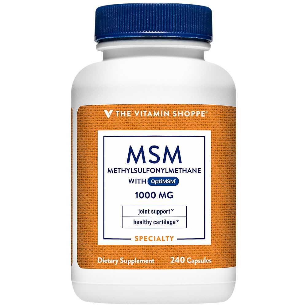 La vitamine Shoppe MSM 1000 MG (240 capsules)