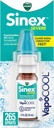 Vicks Sinex SEVERE Spray nasal avec VapoCOOL, Vapors Vicks apaisants, Médecine Dognissante, Soulagement du Nez Stuffy dû au froid ou à l'allergie, & Congestion nasale, Sinus Pressure Relief, 265 Sprays