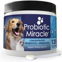 Probiotiques pour les chats et les chiens : Miracle probiotique : Bowel & Gut Support : Santé digestive : Arrêter la diarrhée, tabouret perdu
