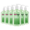 Soins de base - Aloe Vera Hand Sanitizer 62%, 12 fl oz (paquet de 6)