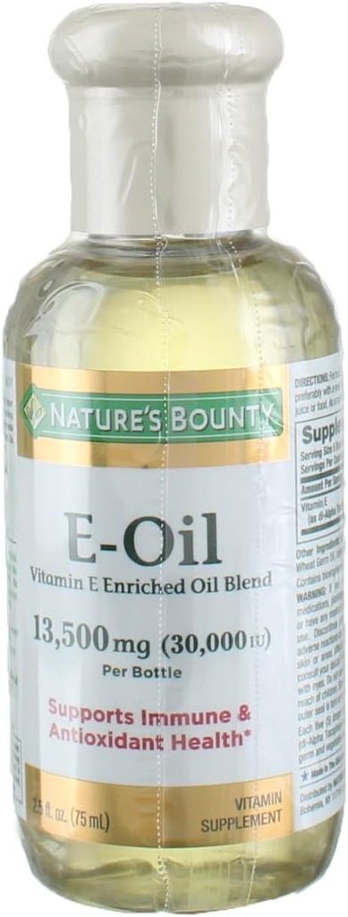 Bounty E Oil 30, 000iu, 2,5 Fl. Oz
