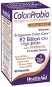 HealthAid ColonProbio 82 milliards avec prébiotique, 14 souches, une fois par jour, 60ct, soin optimal des colonies, acide et résistant à la bile, sans lait, sans gluten, sans OGM, bifido élevé