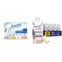 Juven Therapeutic Nutrition Drink Mix Powder for Wound Healing, 30 Compte + Assurer Max Protein Nutrition Shake, Vanille française, 12 Pack