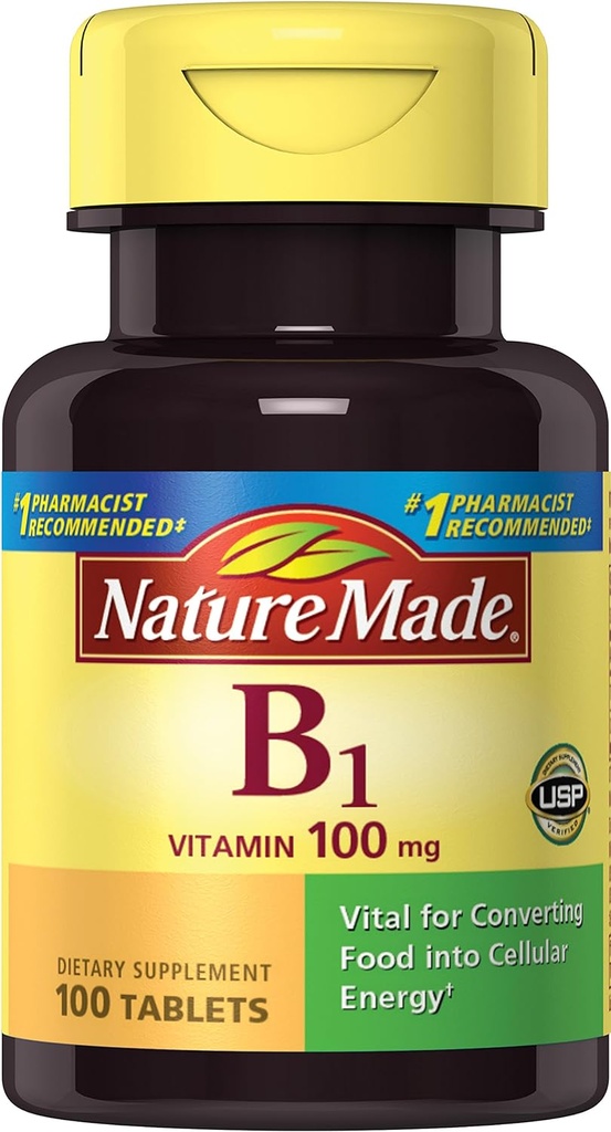 Nature faite vitamine B1, 100 Nombre (paquet de 6)