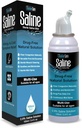 Spray Saline pour Nez - Solution Saline Spray Nasal pour nouveau-nés, bébés et adultes, eau salée désodorisante pour nez farci, bon voyage, naturel, 0,9% Saline - 100 ml (3.4 fl oz)