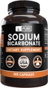 Pure Original Ingredients Sodium Bicarbonate (365 Capsules) No Magnesium Or Rice Fillers, Always Pure, Lab Verified