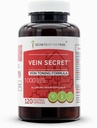 Secrets de la tribu - Vein Secret, Vein Tonnig formule, mélange de supplément à base de plantes (120 capsules)