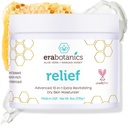 Crème d'hydratant Era Organics Eczema, Psoriasis et dermatite - Lotion de visage ou de corps 13-en-1 non-graisse avancée pour peau sèche, démangeaison, Aloe Vera, miel Manuka, Plus 8oz
