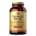Solgar Taurine 500 mg, 250 capsules végétales - Antioxydant - Santé du cerveau - Acid Amino - Vegan, sans gluten, sans lait, sans casher - 250 portions