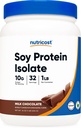 Poudre de protéines de soja, 1 LB de chocolat, 10 grammes de protéines par portion, végétarien, sans OGM et sans gluten